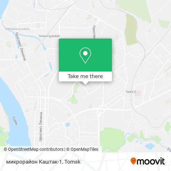 микрорайон Каштак-1 map