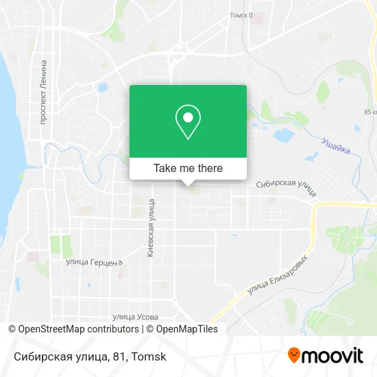 Сибирская улица, 81 map