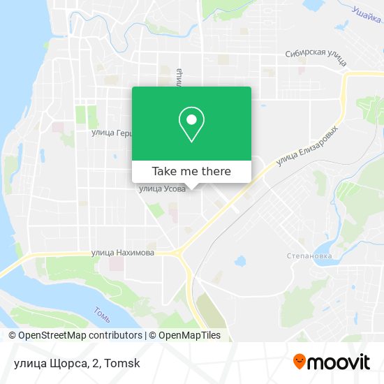 улица Щорса, 2 map