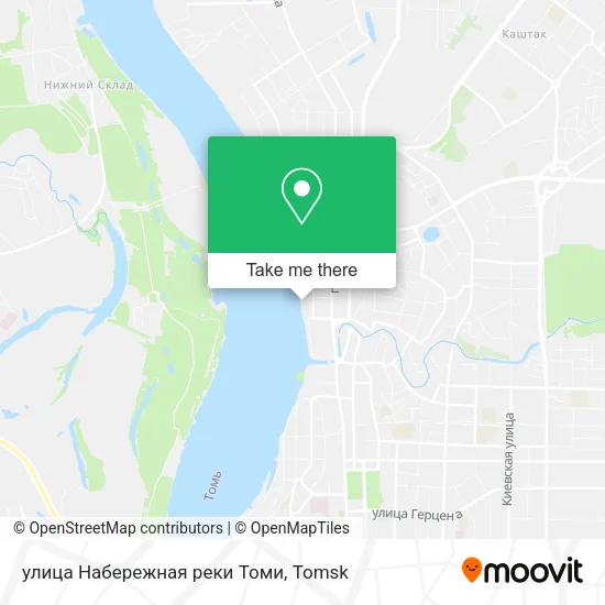 улица Набережная реки Томи map