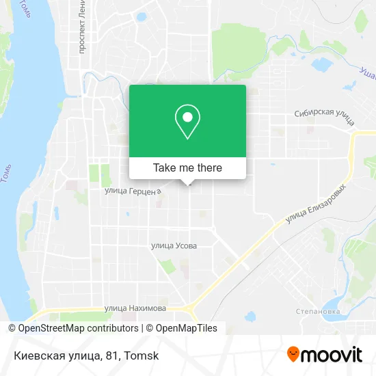 Киевская улица, 81 map