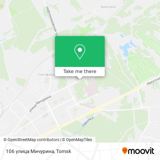 106 улица Мичурина map