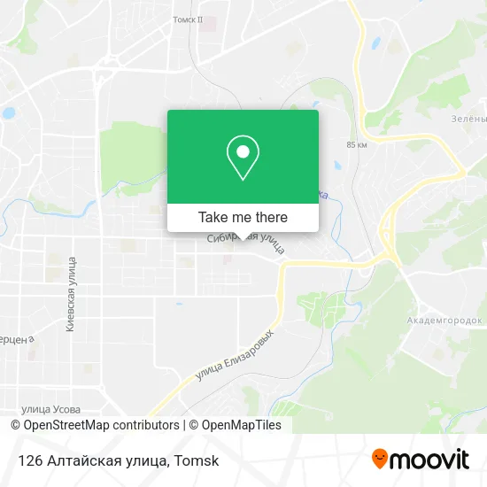 126 Алтайская улица map