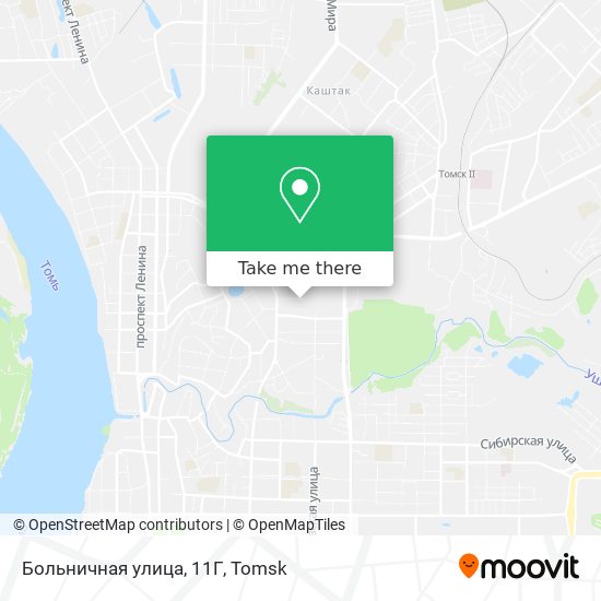 Больничная улица, 11Г map