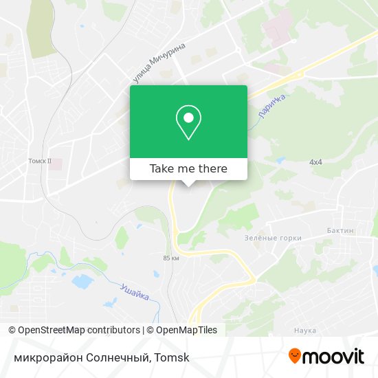 микрорайон Солнечный map