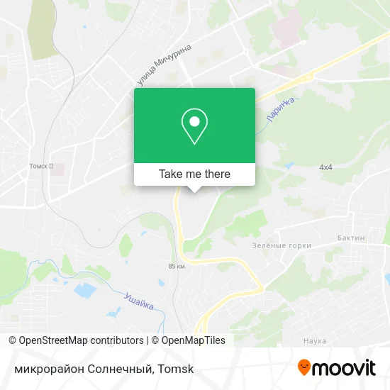 микрорайон Солнечный map