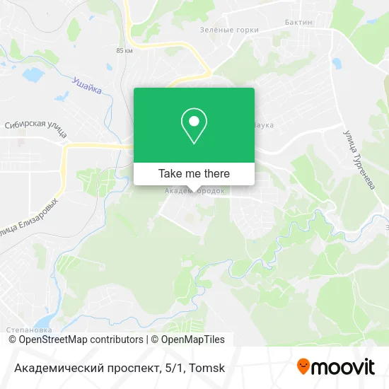 Академический проспект, 5/1 map