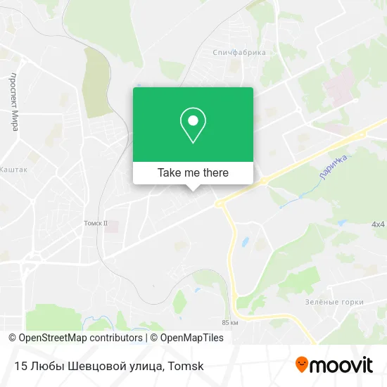 15 Любы Шевцовой улица map