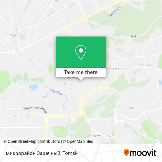 микрорайон Заречный map