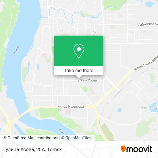 улица Усова, 28А map