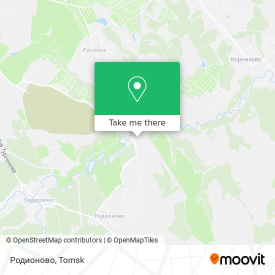 Родионово map