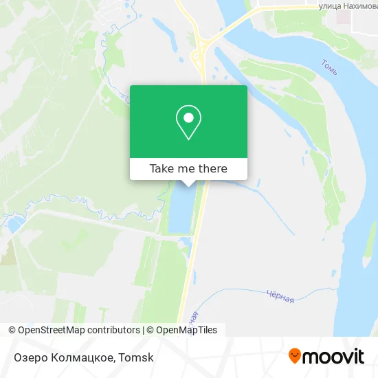 Озеро Колмацкое map