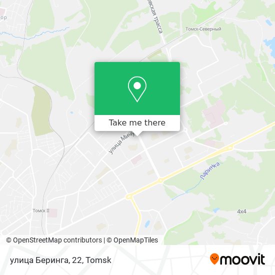 улица Беринга, 22 map