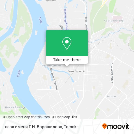 парк имени Г.Н. Ворошилова map