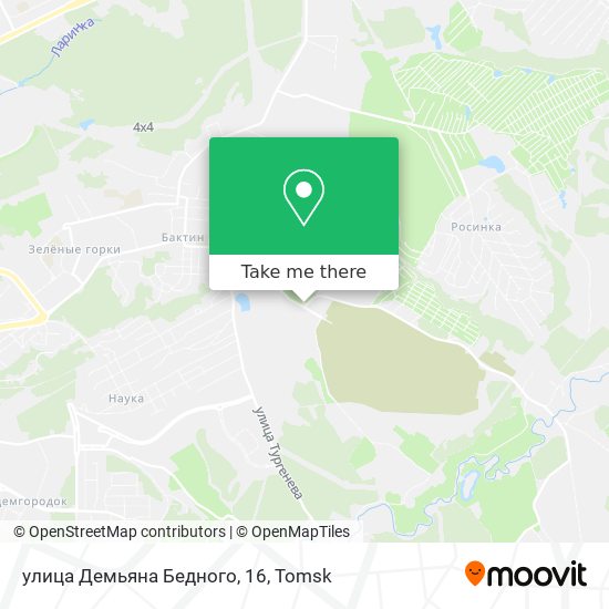 улица Демьяна Бедного, 16 map