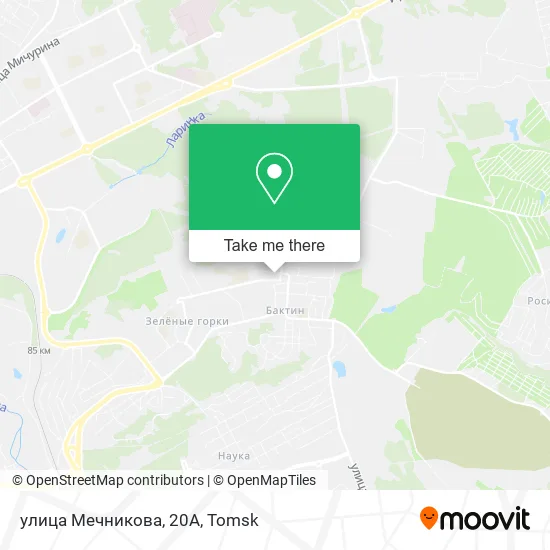 улица Мечникова, 20А map