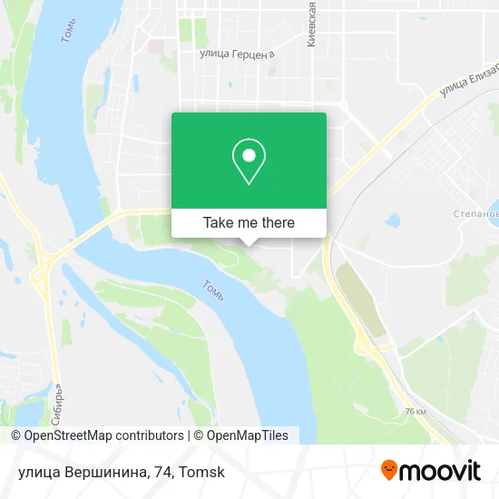 улица Вершинина, 74 map