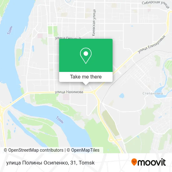 улица Полины Осипенко, 31 map
