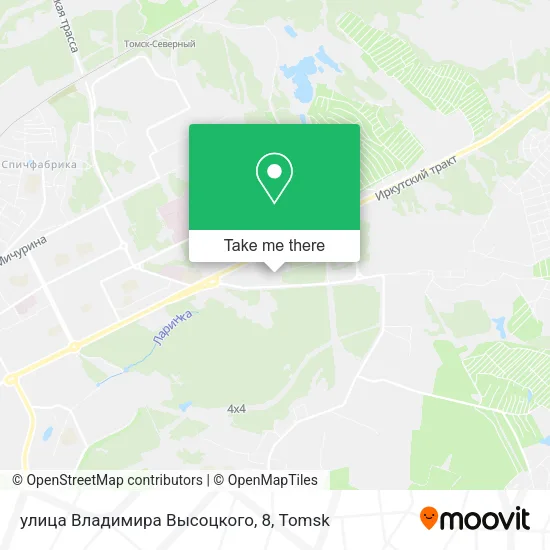 улица Владимира Высоцкого, 8 map