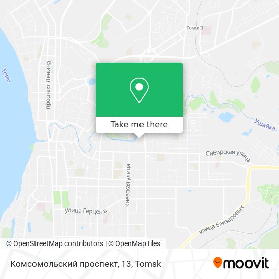 Комсомольский проспект, 13 map