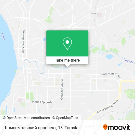 Комсомольский проспект, 13 map