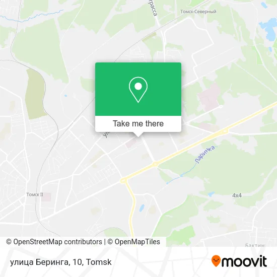 улица Беринга, 10 map