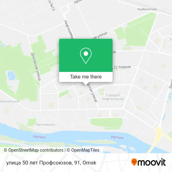 улица 50 лет Профсоюзов, 91 map