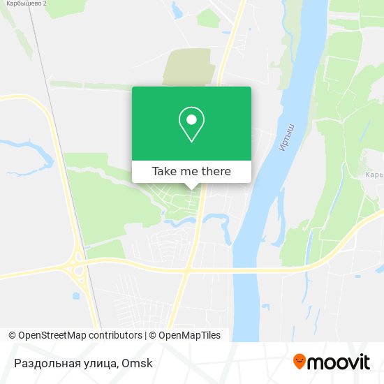Раздольная улица map