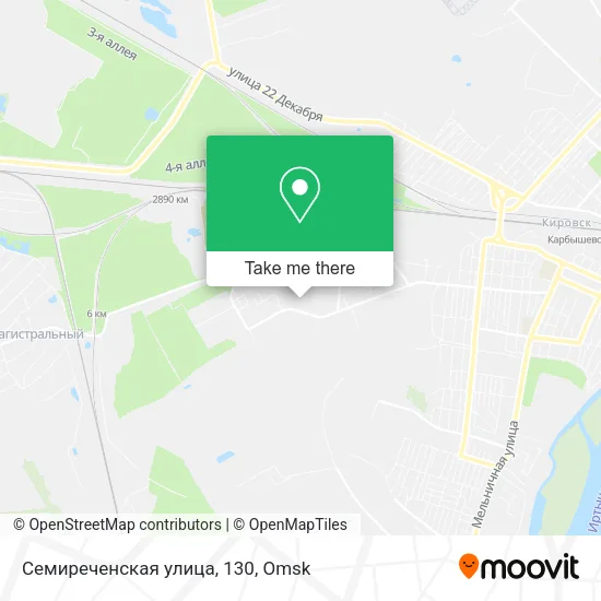 Семиреченская улица, 130 map