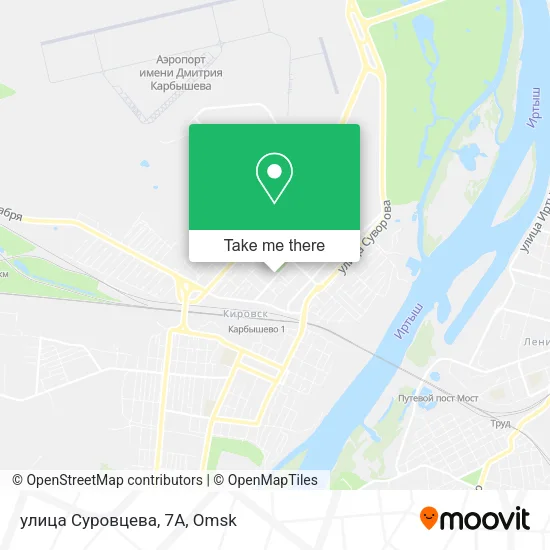 улица Суровцева, 7А map