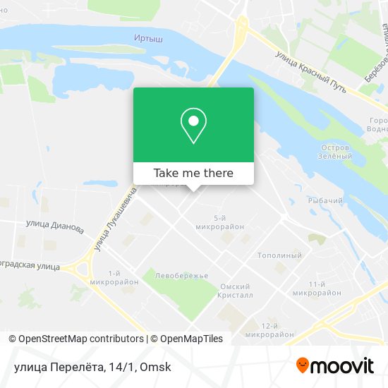 улица Перелёта, 14/1 map