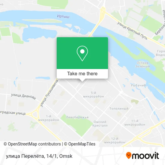 улица Перелёта, 14/1 map