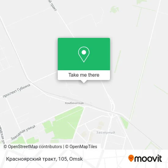 Красноярский тракт, 105 map
