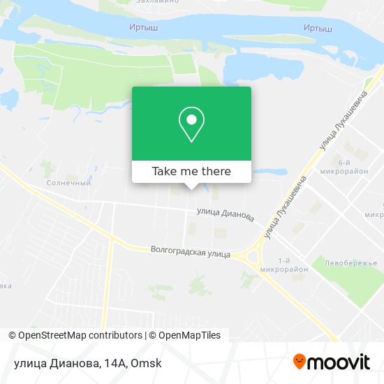 улица Дианова, 14А map