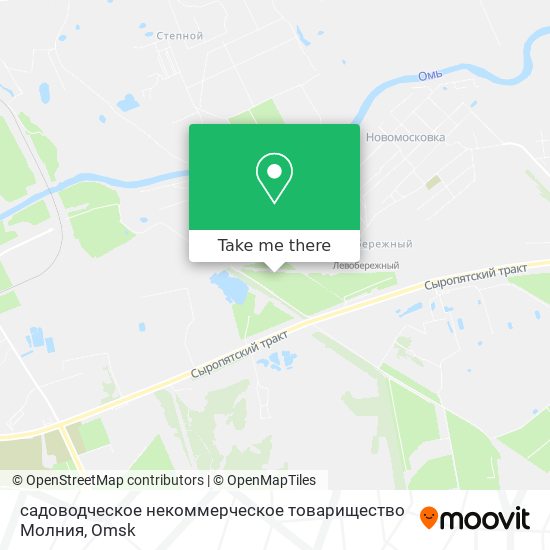садоводческое некоммерческое товарищество Молния map