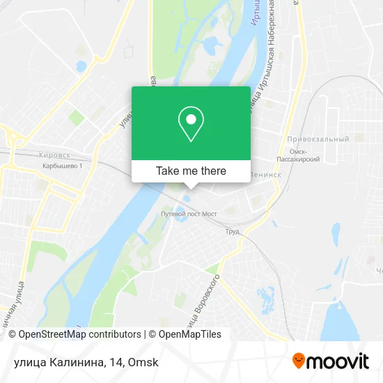 улица Калинина, 14 map