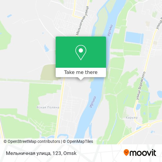 Мельничная улица, 123 map