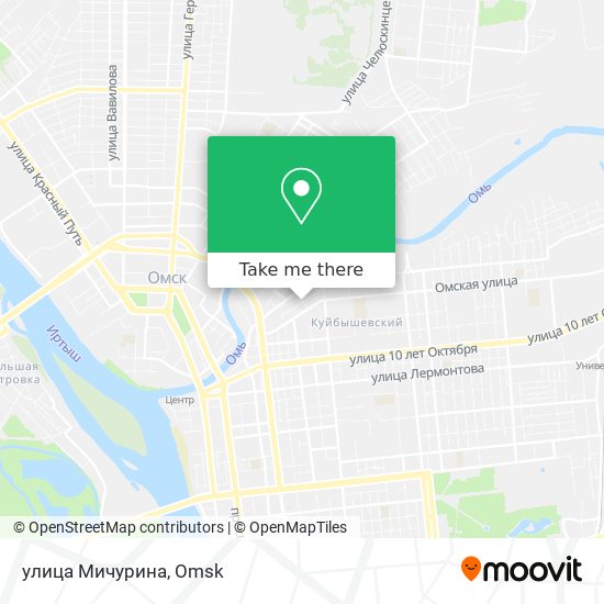 улица Мичурина map