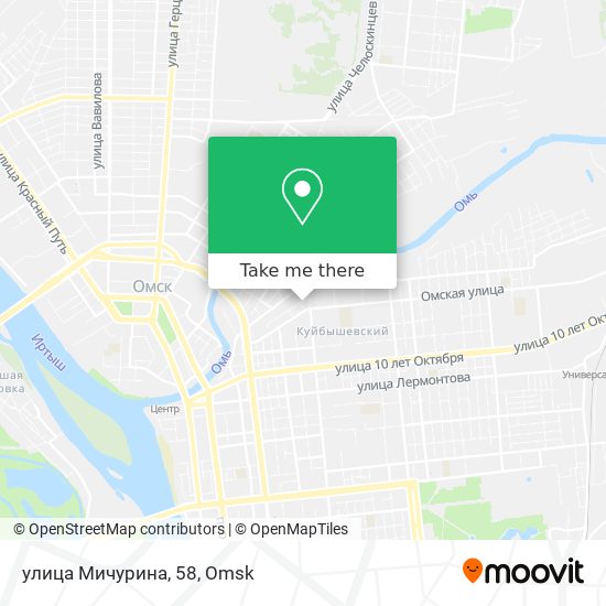улица Мичурина, 58 map