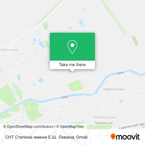 СНТ Степное имени Е.Ш. Левина map