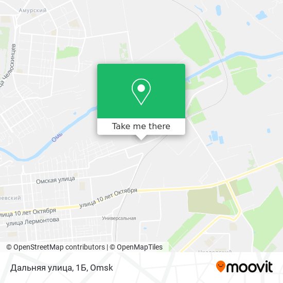 Дальняя улица, 1Б map