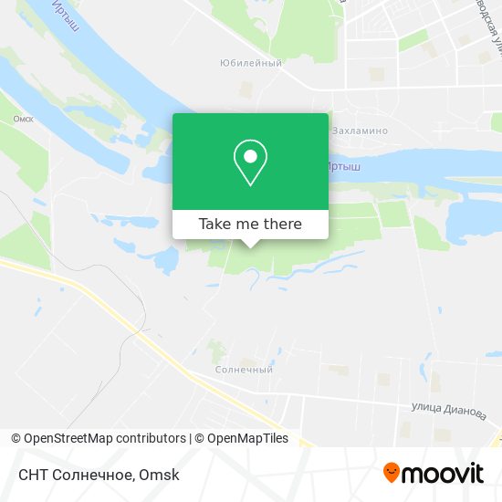 СНТ Солнечное map