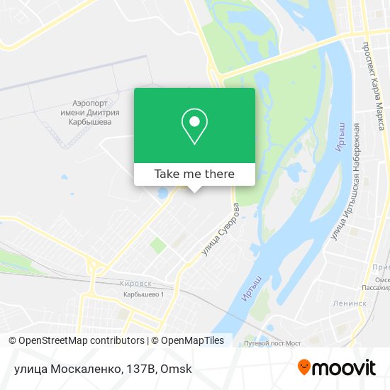 улица Москаленко, 137В map