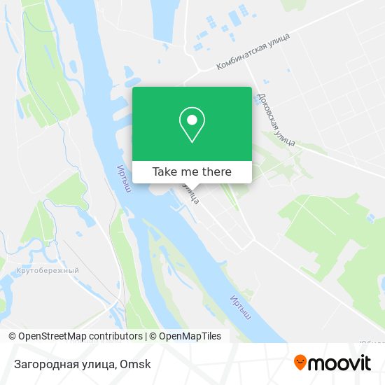 Загородная улица map
