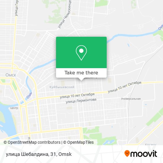 улица Шебалдина, 31 map