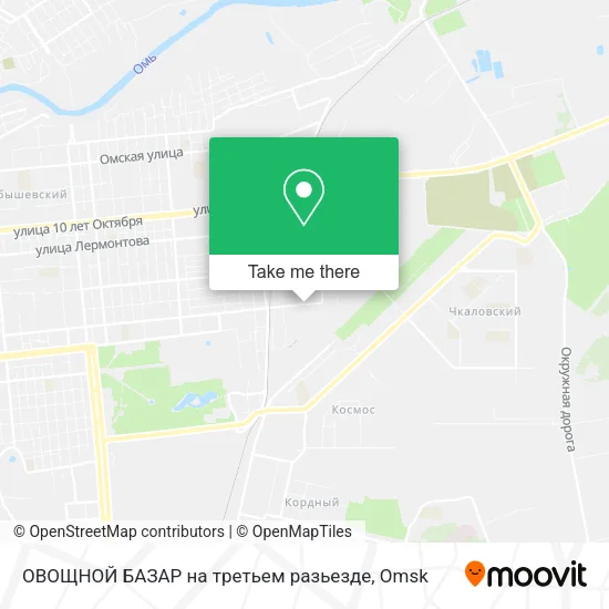 ОВОЩНОЙ БАЗАР на третьем разьезде map