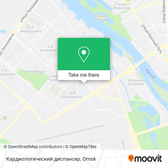 Кардиологический диспансер map