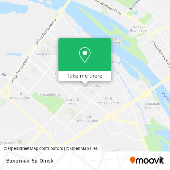 Взлетная, 5а map