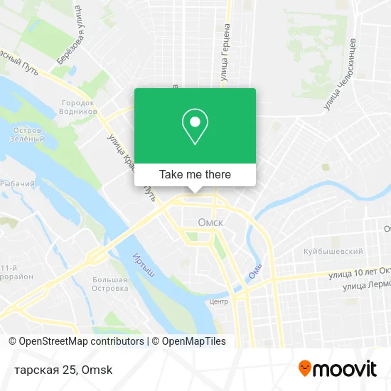 тарская 25 map