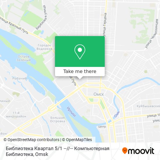 Библиотека Квартал 5 / 1 -- / /-- Компьютерная Библиотека map